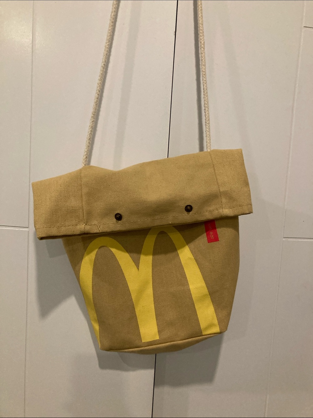 McDonald's Tan Canvas Bag